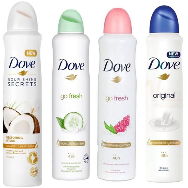 اسپری خوشبو کننده و ضد تعریق داو DOVE